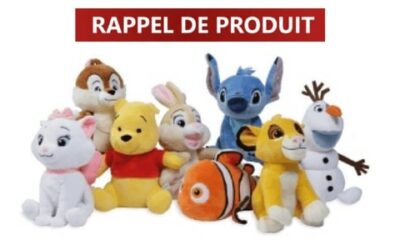 Rappel de produits bouillottes Disney