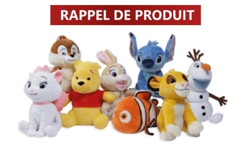 Rappel de produits bouillottes Disney